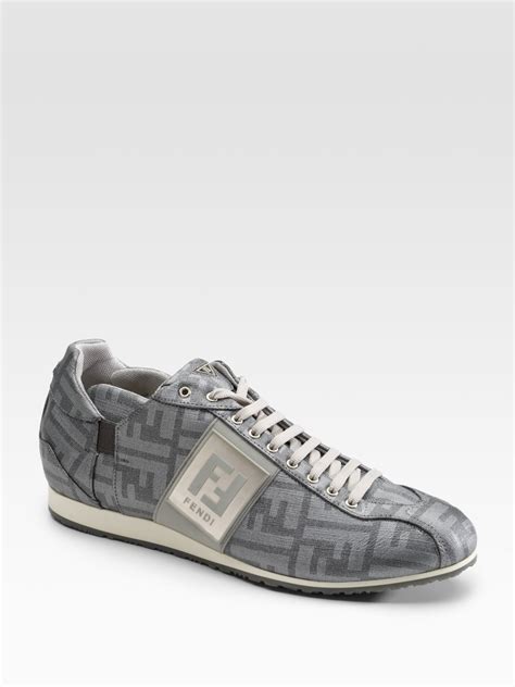 fendi zucca jeans|Fendi canvas sneakers.